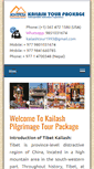 Mobile Screenshot of kailashtourpackage.com